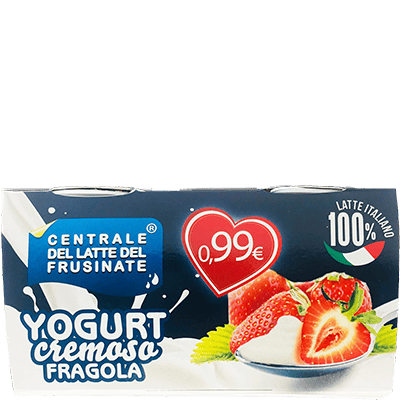 Yogurt Cremoso Fragola