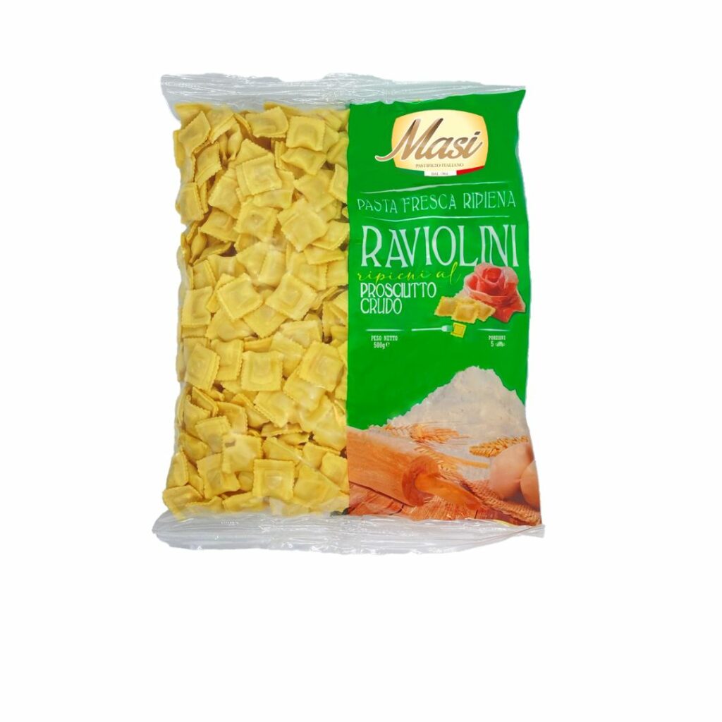 Raviolini al Prosciutto Crudo 500 Gr